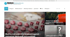 Desktop Screenshot of blutdruck-und-bluthochdruck.de